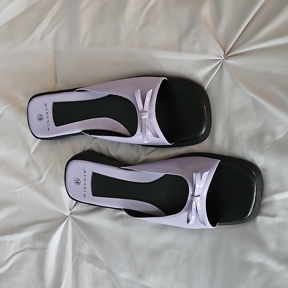 Lavender sandals